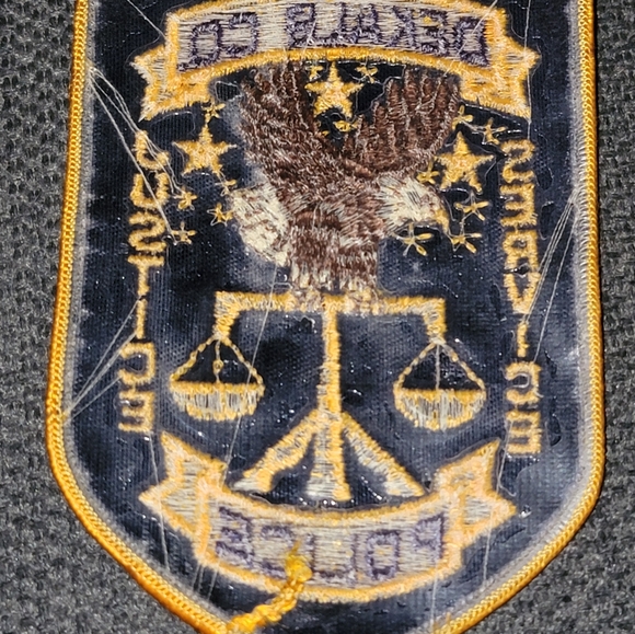 Dekalb County Police (Georgia) Uniform Take-Off Shoulder Patch from the 1980's - Picture 3 of 6